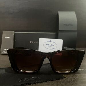 Prada Brown Tortoise Sunglasses